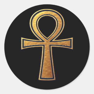 Redonda Ankh Eternal Pegatina