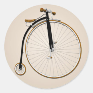 Redonda Antiguo Pegatina de ciclismo de moda