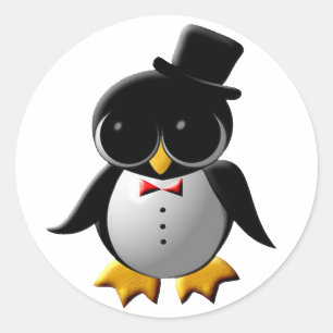 Redonda Antonio el Pegatina Pingüino