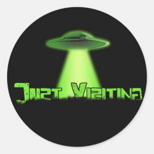 Redonda Apenas pegatina que visita V2