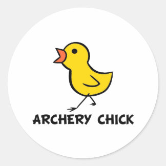 Redonda Archery Chick Pegatina