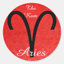 Aries El Pegatina Ram Zodiac Horoscope Astrología
