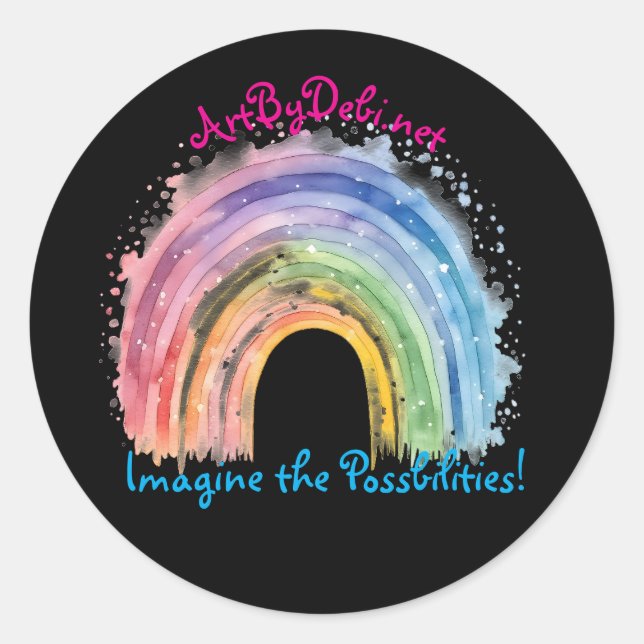 Redonda Arte Por Deber, Pegatina (Anverso)