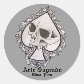 Redonda Arte Sagrado, pegatina