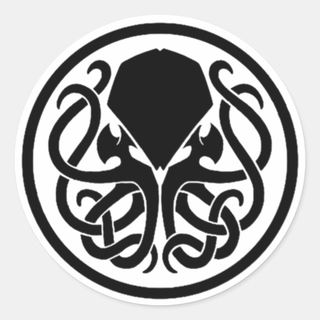 Redonda Asesino pegatina Cthulhu (sólo tiempo limitado) (Anverso)