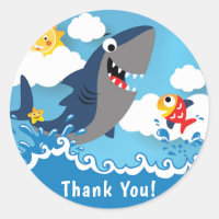 Ataque a tiburones gracias a tu Pegatina
