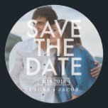 Redonda Audaz Foto De Superposición Guardar El Pegatina De<br><div class="desc">Diseño © berryberrysweet.com. Elementos coincidentes disponibles.</div>