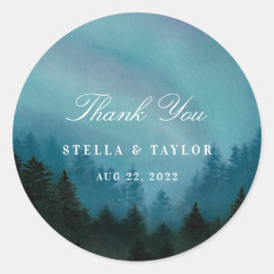 Redonda Aurora Pegatina