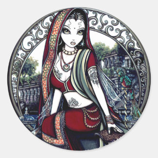 Redonda Ayanna Belly Dancer Garden Fairy Pegatina