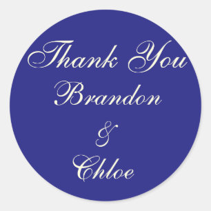 Redonda Azul zafiro, Pegatina de perlas y blancas fuera