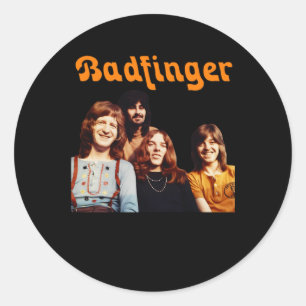 Redonda ¡Badfinger En Color! Pegatina
