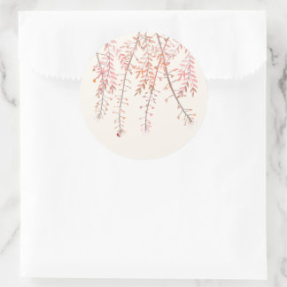 Redonda Bailando con el susurro del Pegatina del Boda del 