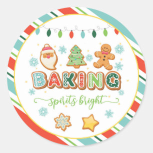 Redonda Baking Spirit Bright Round Pegatina - WH