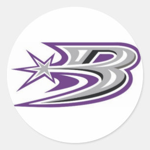 Redonda Balas Pegatina pequeño