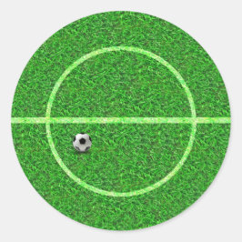 Redonda Balón de fútbol - Pegatina