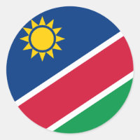 Bandera de Namibia Pegatina