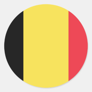 Redonda Bandera del Pegatina belga