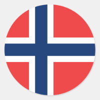 Bandera del Pegatina de Noruega