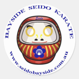 Redonda Bayside Seido Daruma Daishi Pegatina