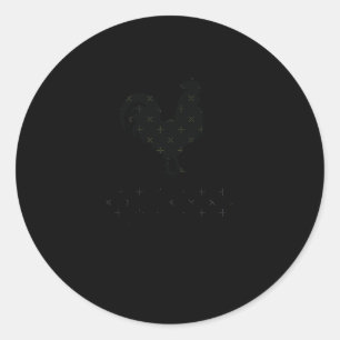 Redonda Bbc S - Funny Y Humorístico Pegatina De Diseño De 