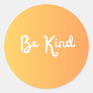 Redonda Be Kind pegatina