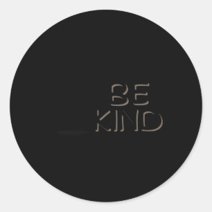 Redonda Be Kind - Pegatina de Conciencia contra el bullyin