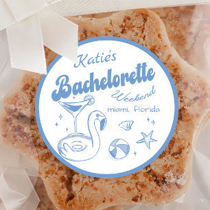 Redonda Beach Last toast Bachelorette Party Pegatina