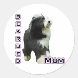 Redonda Beart Collie Mom 4 - Pegatina