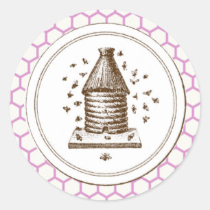Redonda Beehive pegatina