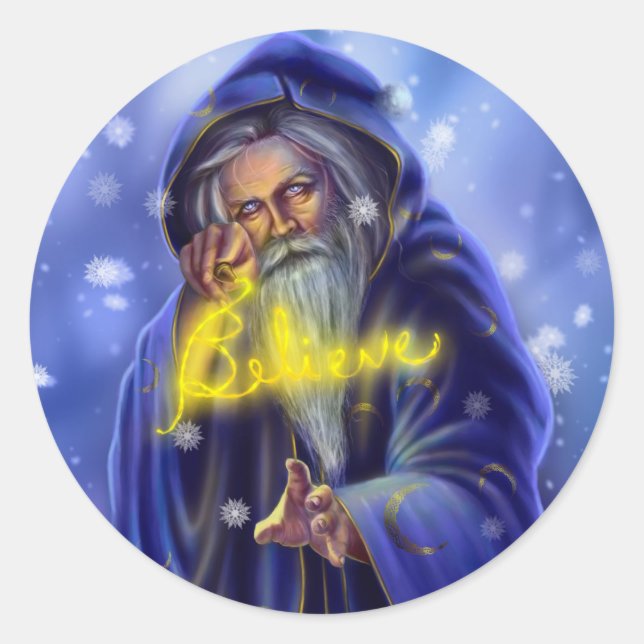 Redonda Believe Pegatina (Anverso)