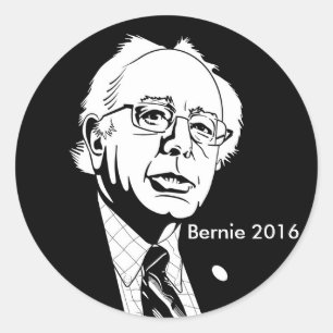 Redonda Bernie Sanders Pegatina