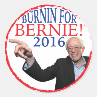 Redonda Bernie Sanders Pegatina