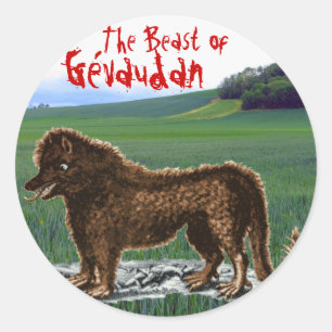 Redonda Bestia del Pegatina de Gévaudan