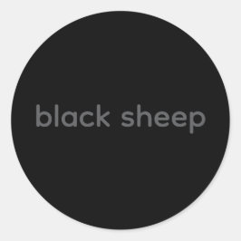 Redonda Black Sheep - Pegatina de Tipografía