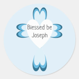 Redonda Blessed Baptism Pegatina