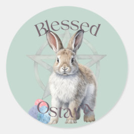 Redonda Blessed Ostara Classic Round Pegatina