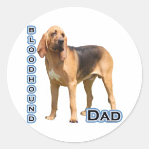 Redonda Bloodhound Dad 4 - Pegatina