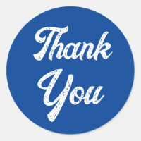 Blue Gracias Pegatina