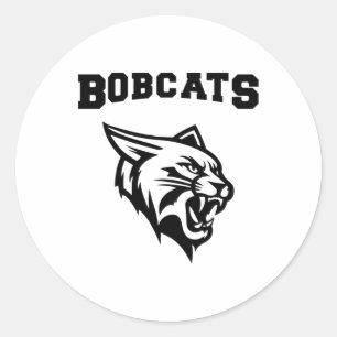 Redonda Bobcats Sports con Pegatina de mascota