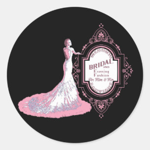 Redonda BODA BOUTIQUE - Pegatina