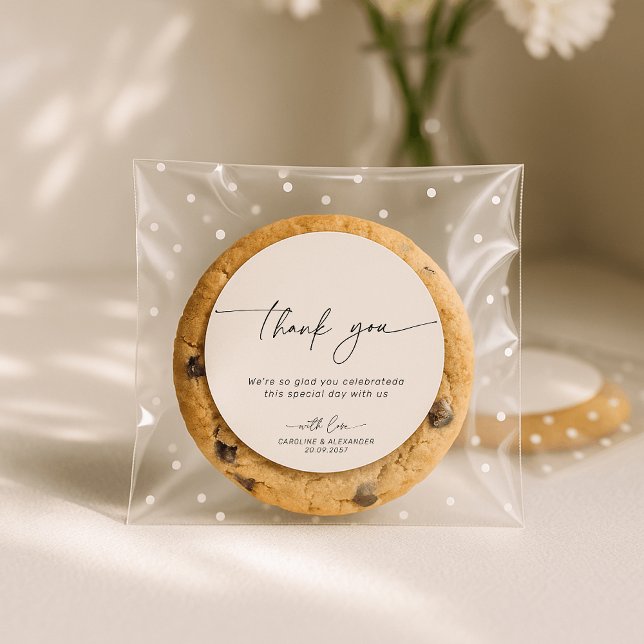 Redonda Boda Gracias pegatina (Subido por el creador)