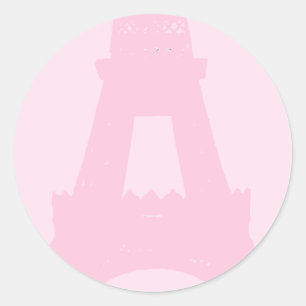 Redonda Bonito Pegatina de París