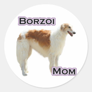 Redonda Borzoi Mom 4 - Pegatina