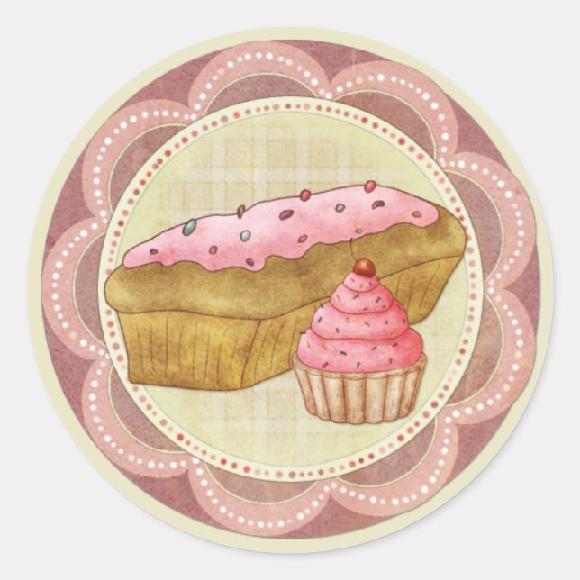 Redonda Boutique Bakery - Pegatina 3 (Anverso)