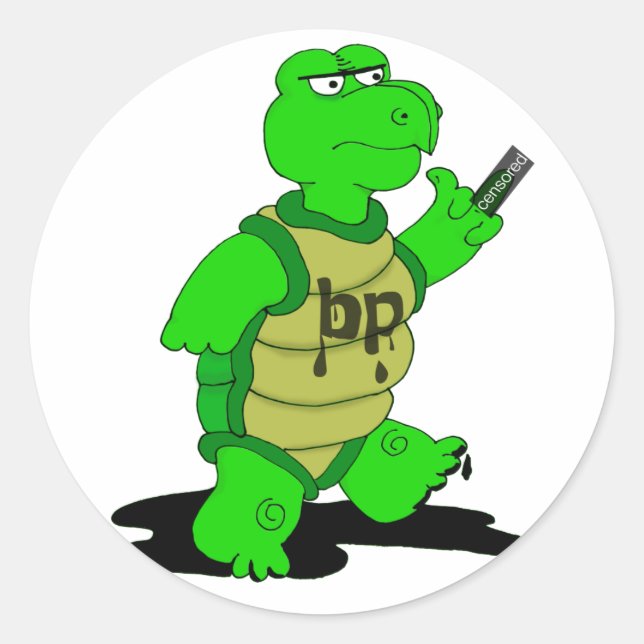 Redonda #%$! bp pegatina (Anverso)