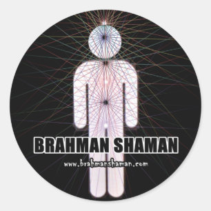 Redonda BRAHMAN SHAMAN - Pegatina Chakra