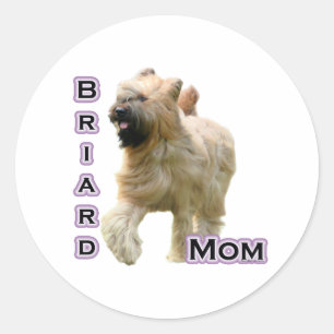 Redonda Briard Mom 4 - Pegatina