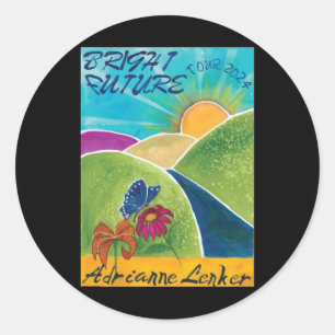 Redonda Bright Future Adrianne Lenker Pegatina