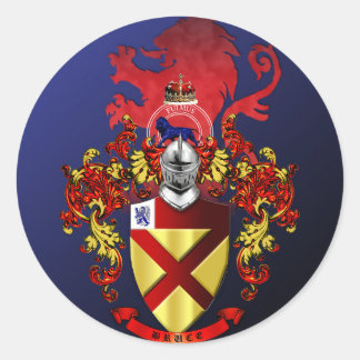 Redonda Bruce Coat of Arms pegatina
