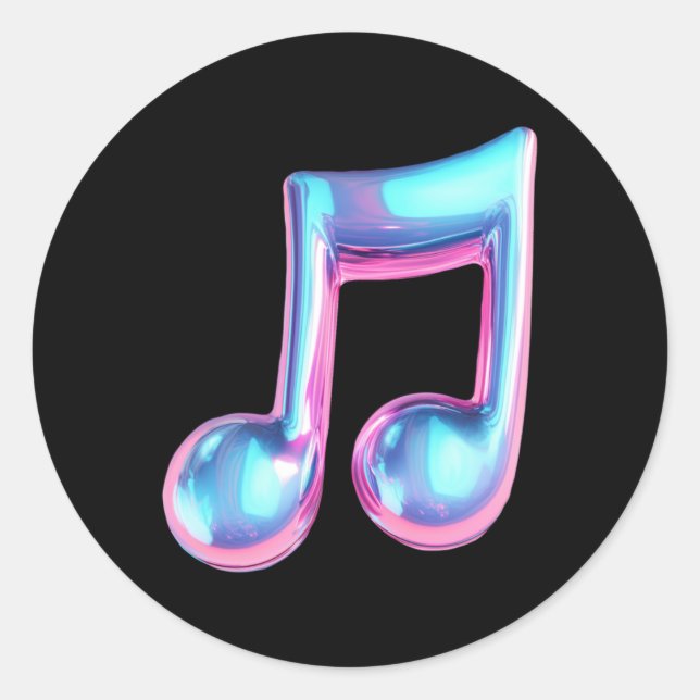 Redonda Bubblegum Beats Pegatina (Anverso)